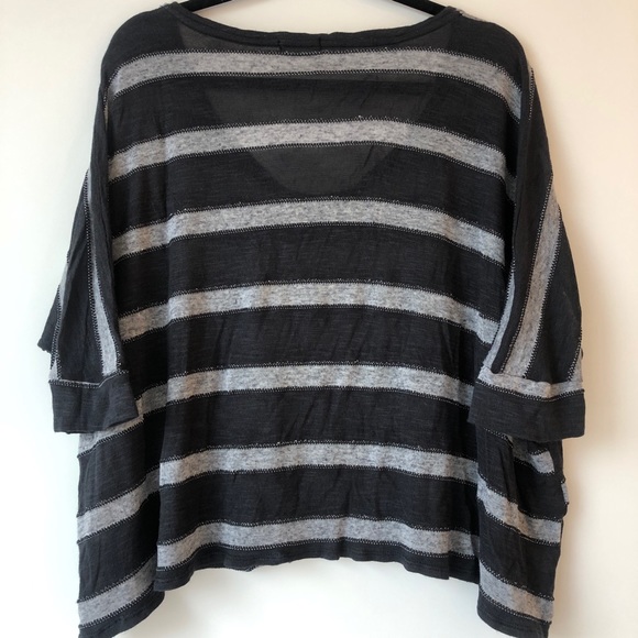 Maronie striped knit cropped tee size M ⚡️ - Picture 5 of 6